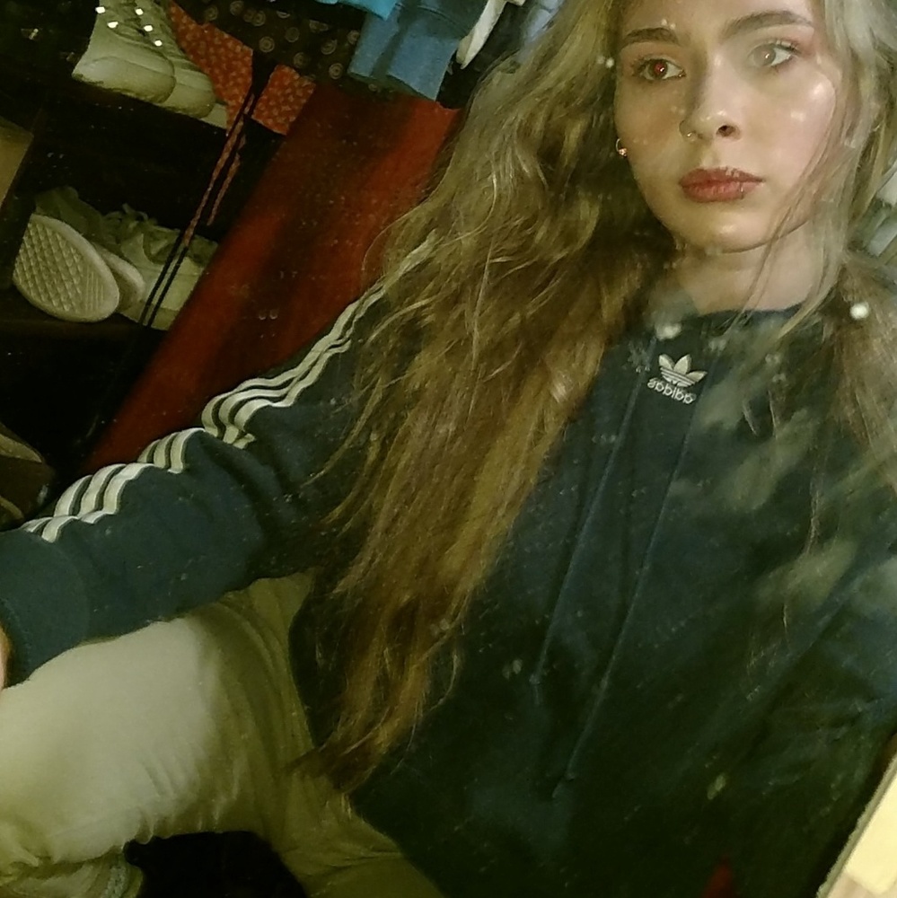 Brand new Adidas crop sweatshirt worn once